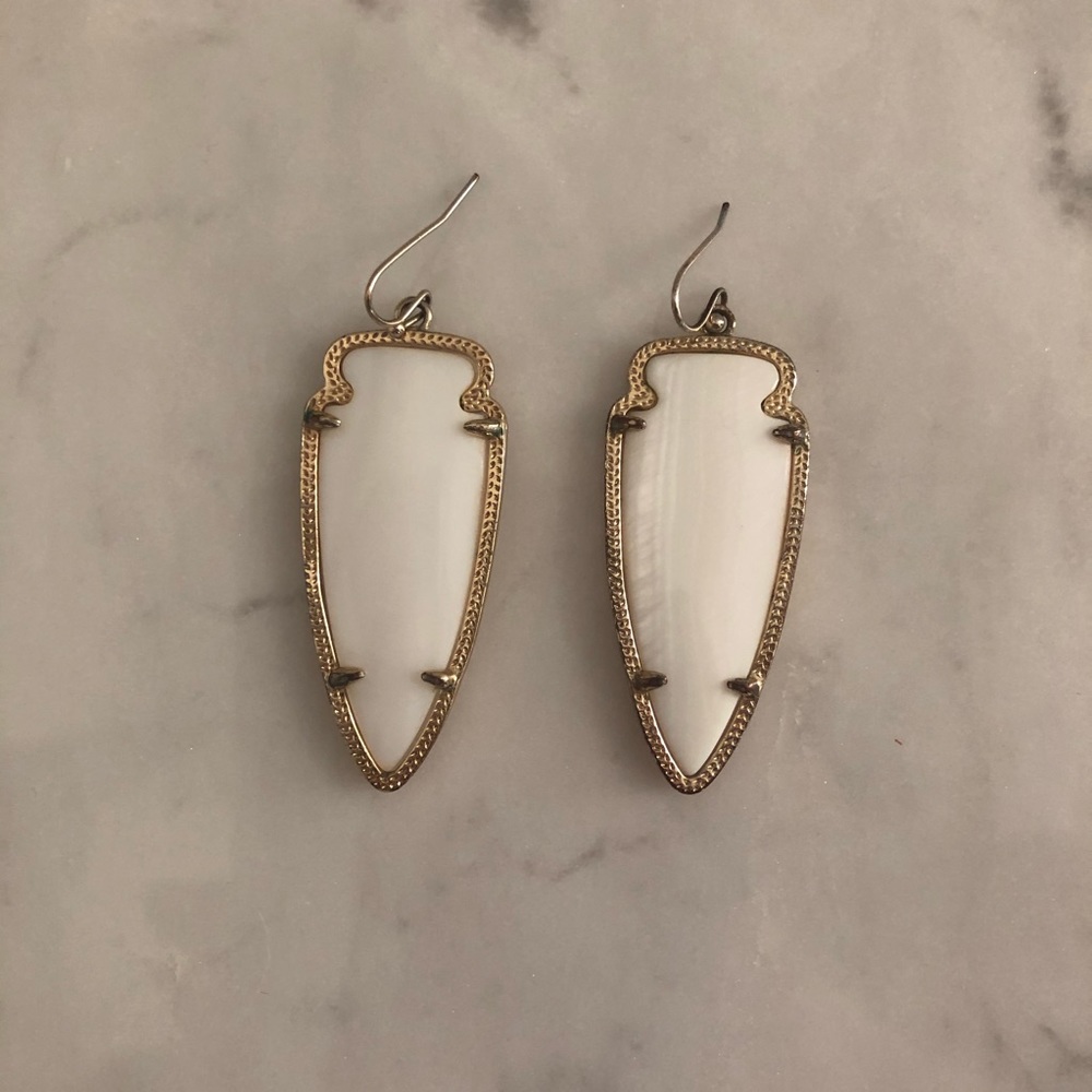 Kendra Scott Skylar Earrings in White